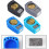 Silicone Solder Box With Slim Design For Quick Access to Tools, Flexible, Light, Practical, Black 3