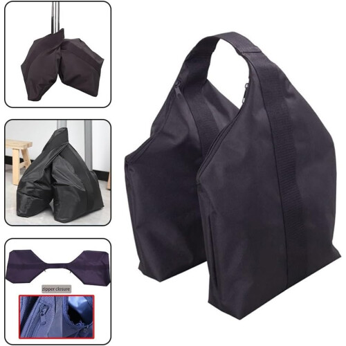 Windproof Sandbag 1680D for Outdoor Canopy, Triangular Shape, Weatherproof, Stability, 2 Pieces 2