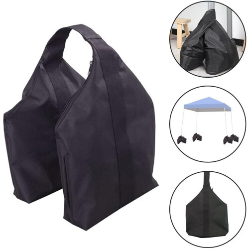 Windproof Sandbag 1680D for Outdoor Canopy, Triangular Shape, Weatherproof, Stability, 2 Pieces 1