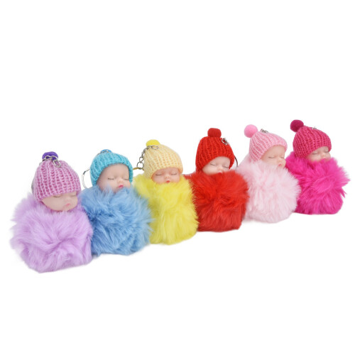 Kit porte-clés de 12 mini-poupées princesses - 11 cm 2