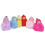 Kit porte-clés de 12 mini-poupées princesses - 11 cm 6