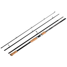 Spinning Travel Rods 2.40m 10-30g Four-Piece Telescopic Rod Lightweight Fishing Gear Portable Design