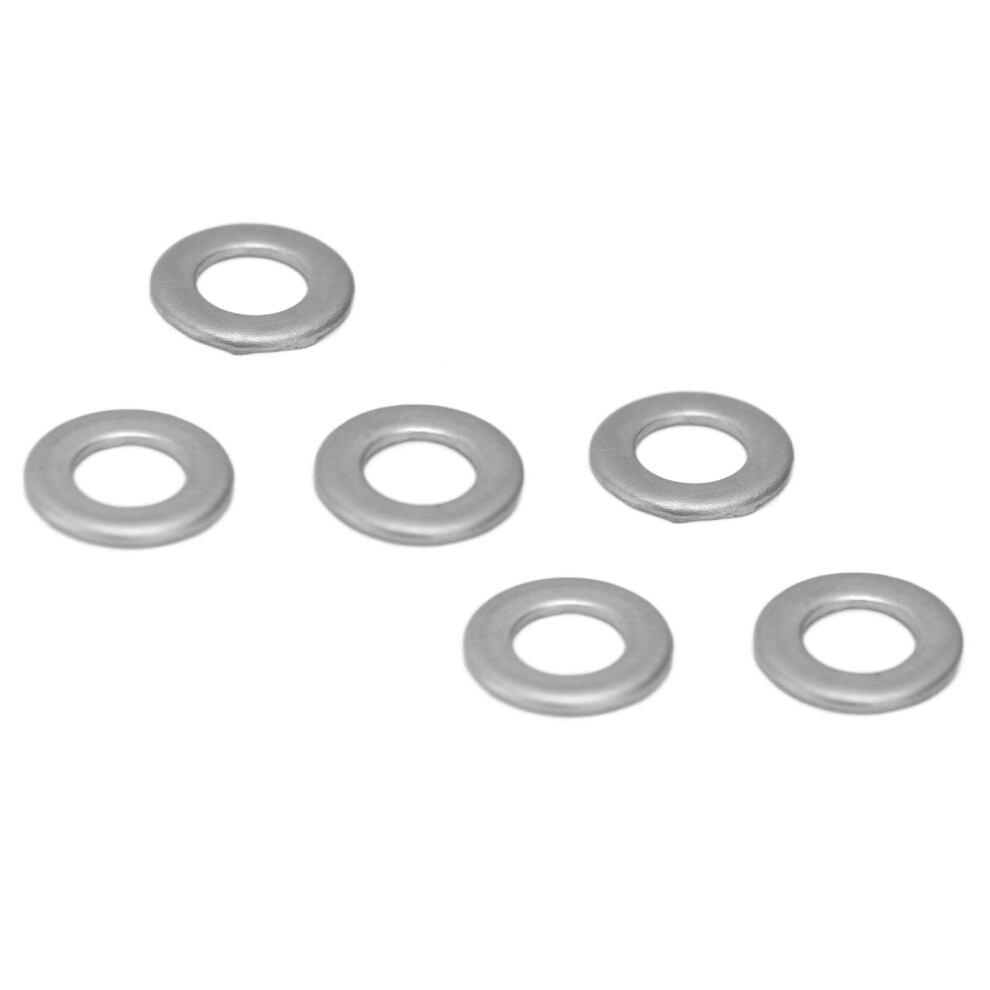 120Pcs Stainless Steel Flat Washers Kit 4Mm Id 7Mm Od 4301340332452
