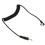 2pcs 3.5mm to PC Sync Cable Coiled Flash Cord for Digital Cameras 6