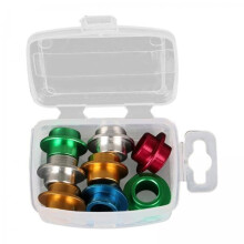 Inline Skate Axle Bearing Spacer Accessories 4X 8X Aluminium Alloy Bushing Parts for Men Skateboard Compatibility