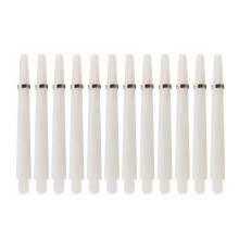 Dart Shafts Transparent with Stainless Steel Rings 2BA 4.5mm Thread Easy Handling Set of 12 Pieces
