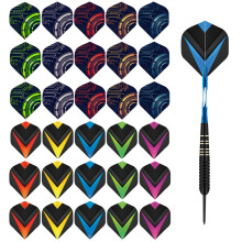 Thick Standard Flight Plastic Dart Points Set – 30 Pieces C41 50 for Precision and Accuracy, Colorful