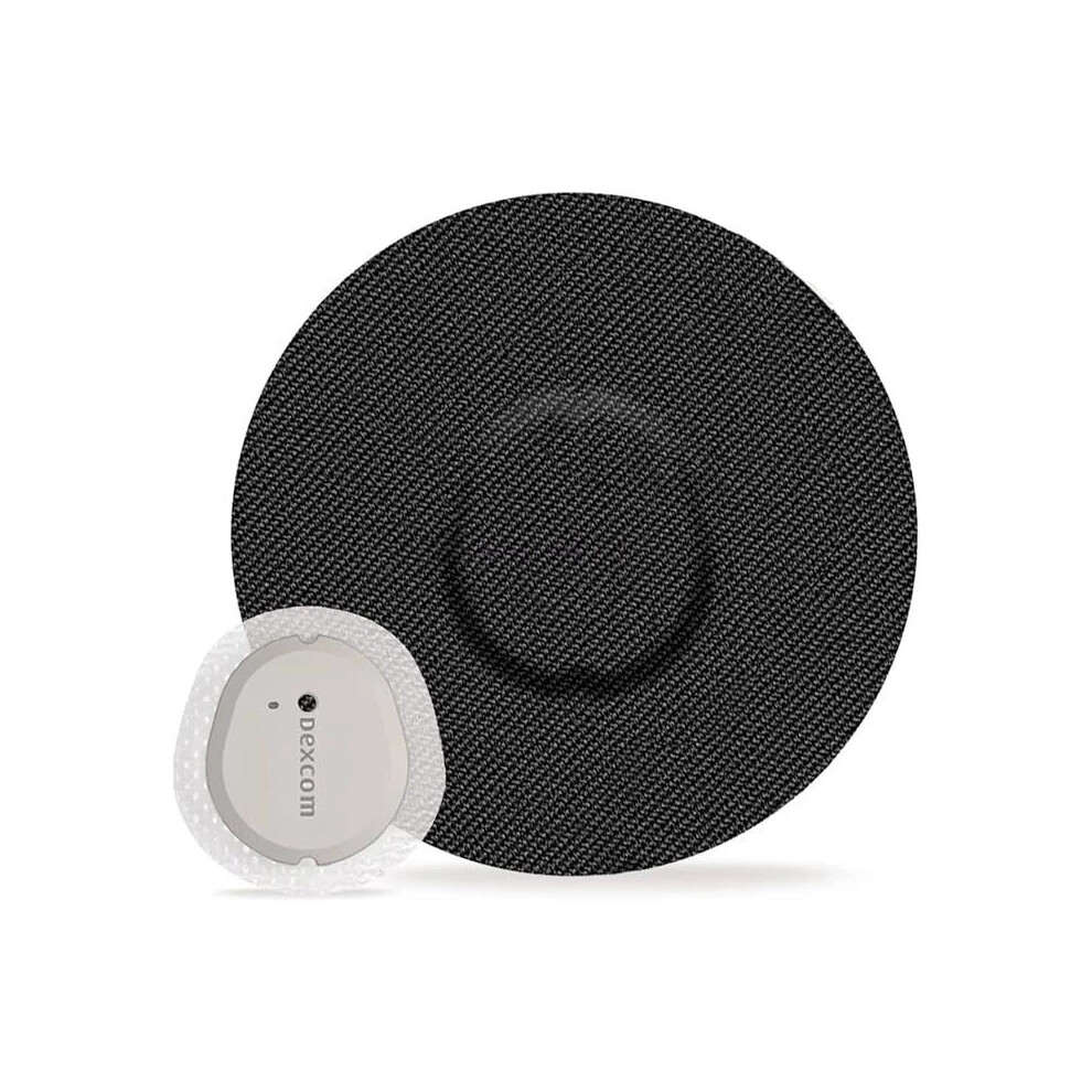 Black ( 02#) 48Pcs For Dexcom G7 Cgm Non Woven Patches Anti Slip Sweatproof Fixing Adhesives