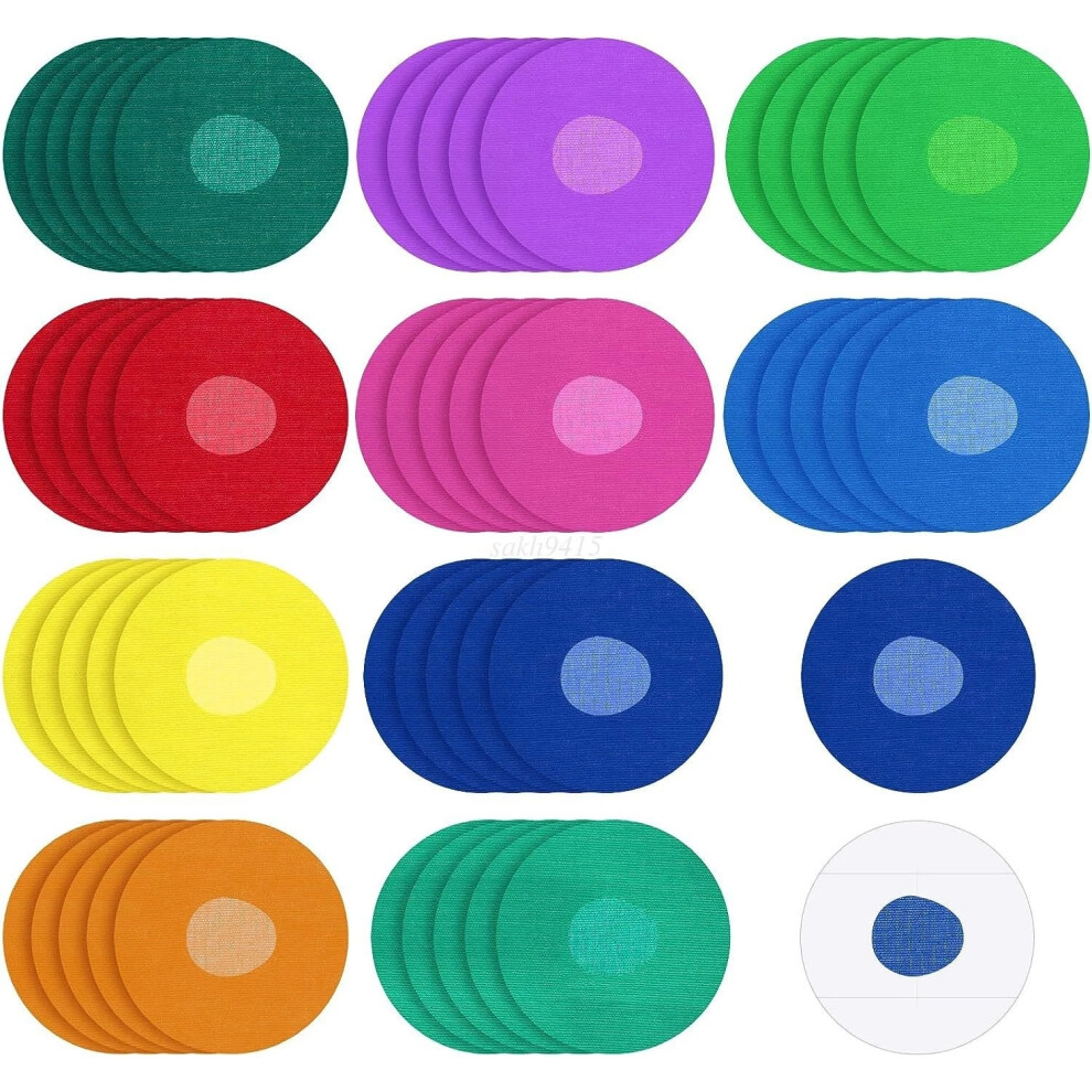 (mix colours 02#) 48pcs For Dexcom G7 CGM Non Woven Patches Anti Slip Sweatproof Fixing Adhesives