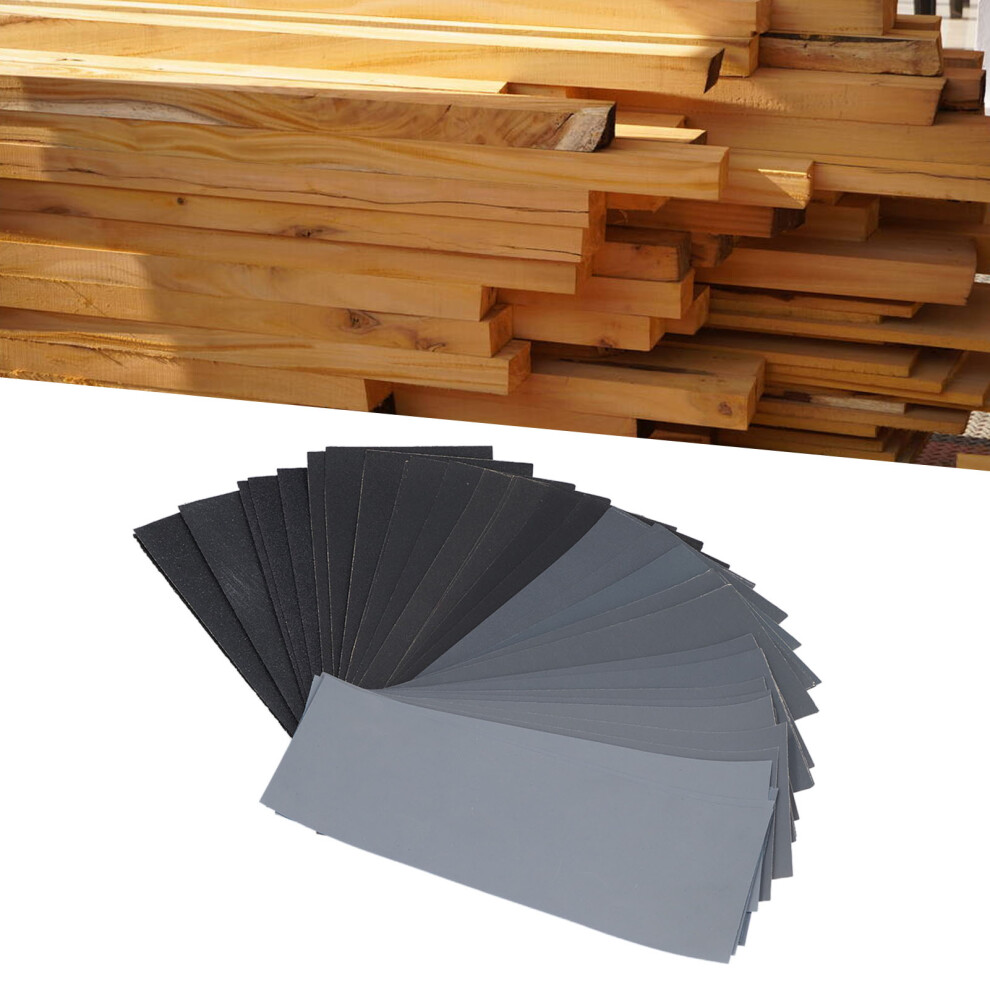 Waterproof Sandpaper Set 42Pcs Grit 120-3000 For Polishing & Sanding 3041340337163
