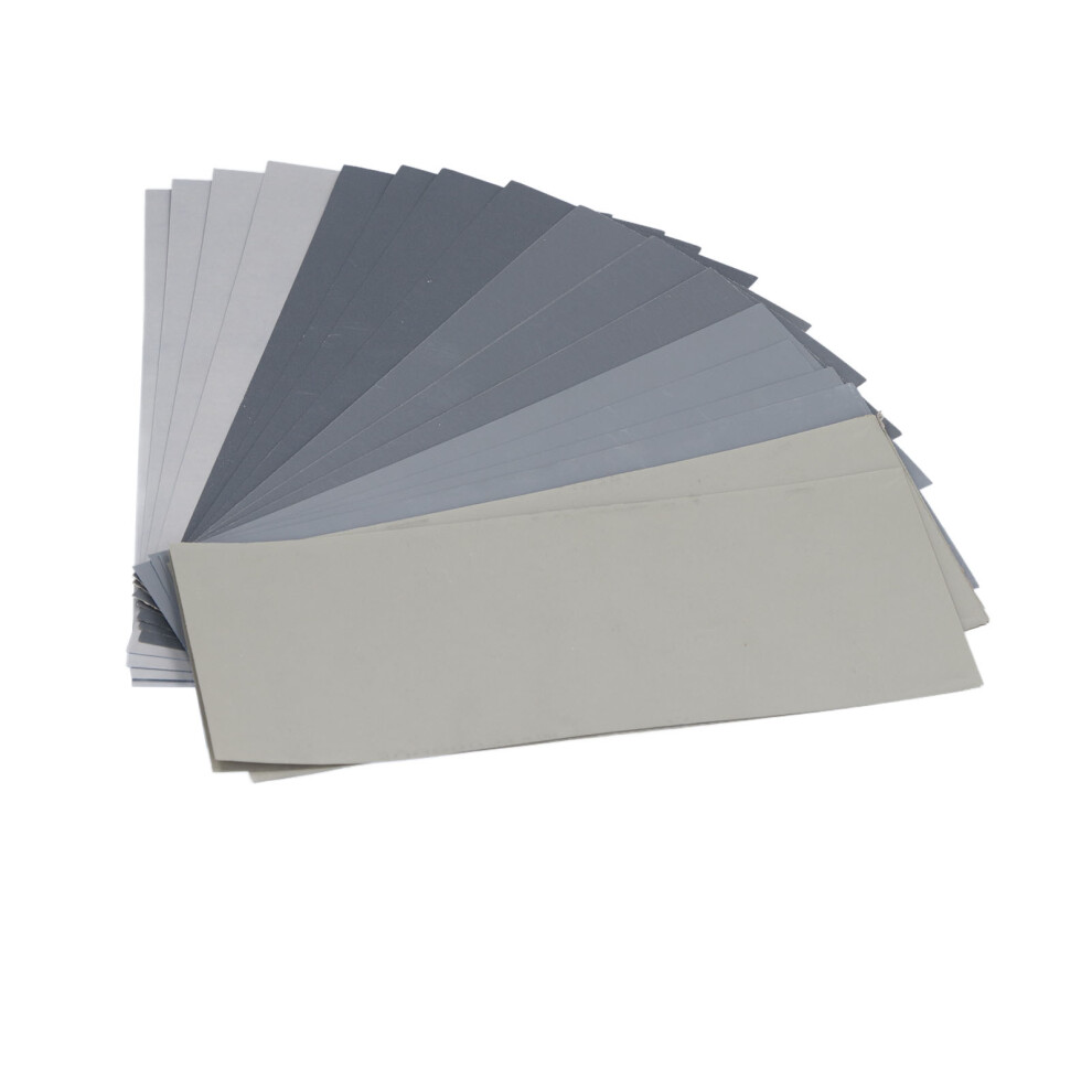 Durable 20Pcs Sandpaper Kit Grits For Wood & Metal Polishing 4341340337194