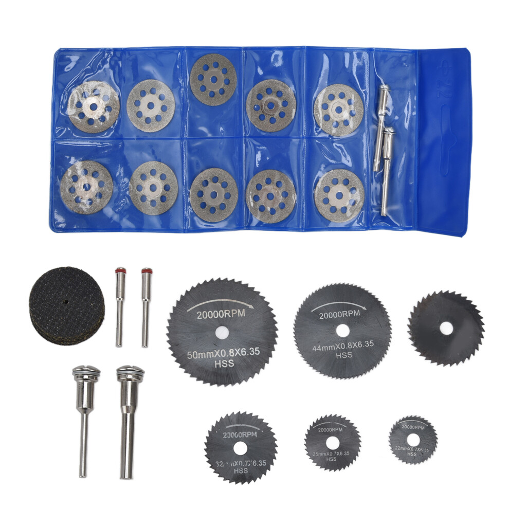 32Pcs Hss Circular Saw Cutting Wheel Set 22-50Mm Diameter 5051340337238