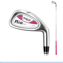 Kids Golf Clubs Iron #7 Training Bar for Boys Girls Ages 9-12 in Pink Lightweight Durable Design