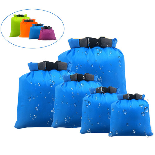 (Orange) Waterproof Drifting Storage Bag Multi-Function Upstream Waterproof Bag Kayak Drying Bag 1.5/2.5/3.5/4.5/6L