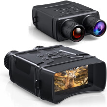 (32GB Memory Card) Night Vision Goggles for Complete Darkness 1080p FHD Video Night Vision Binocular for Hunt Camp Travel Surveillance espionage