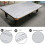 Pool Table Cover Waterproof PVC Dustproof Snooker Table Cover with Drawstring for 7ft 8ft 12ft Models 4