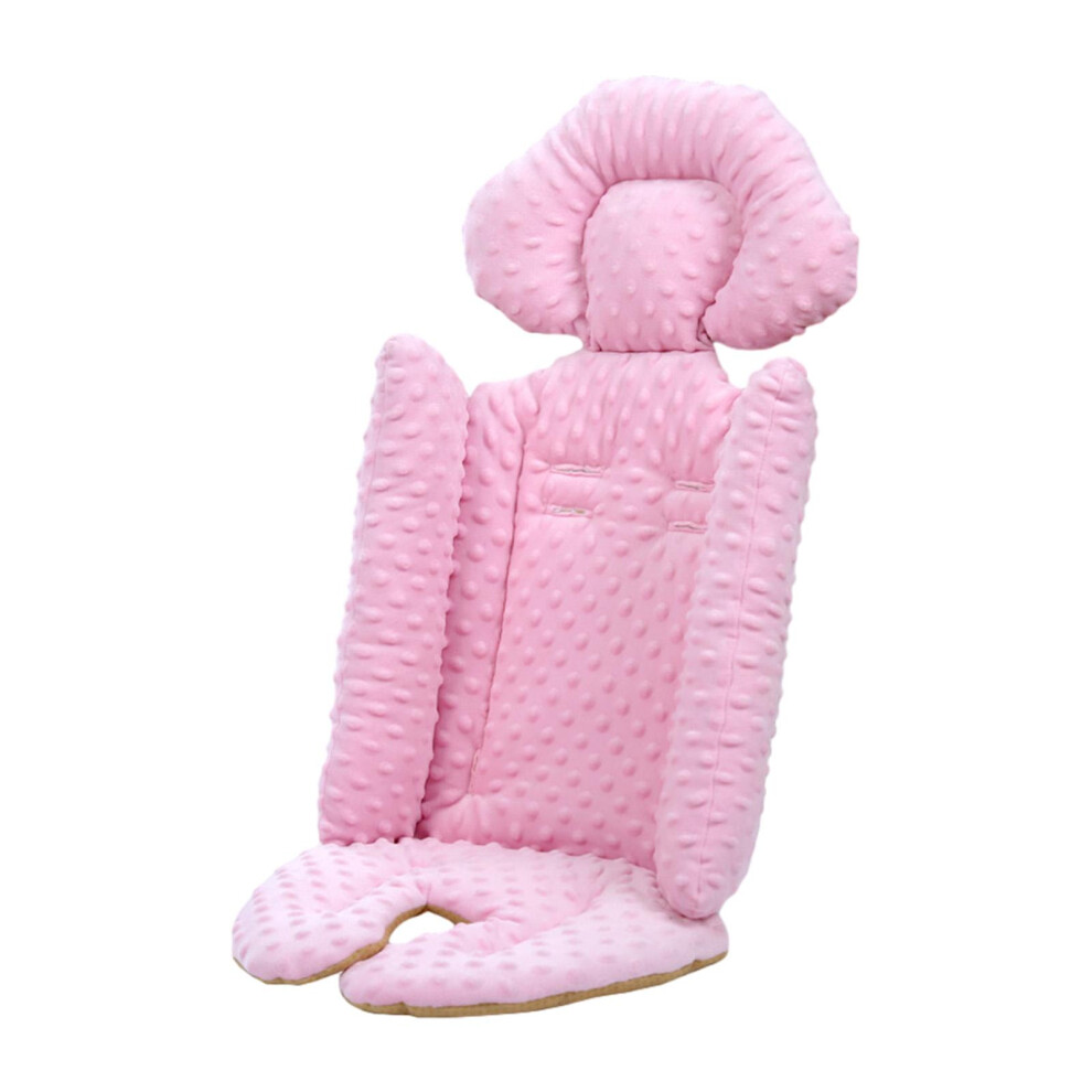 (, 41X84cm) Baby Stroller Cushion Warm Universal Thicken Liner Mat For Pram Car Pink