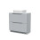 NES Home Nes Home 800mm Matte Grey Drawers Vanity, Worktop & Square Rounded Corner Basin 6