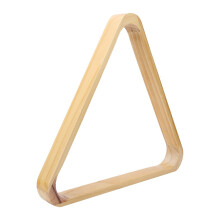 Wooden Billiard Triangular Rhombus Frame Snooker Ball Rack for Vintage Style Sports Supplies 15 Ball Capacity