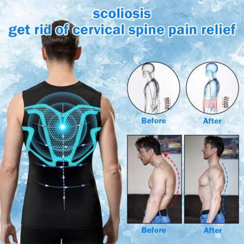 (white, XL) Chest Compression Immediate Slimming Chest Vest For Men 2. Ulti Mate 1