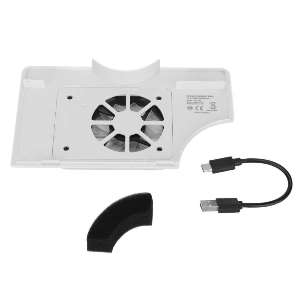Tns-1136 Game Console Cooling Fan With Colorful Lights For Oled Host 6951340339074