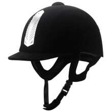 Riding Helmet 54 cm Breathable Soft Padded Safety Hat with Strap for Men, Collision Protection Riding Headgear