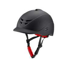 Riding Helmet with Compact Removable Brim, Adjustable Fit, Lightweight, Equestrian Safety Gear for Horse Riding
