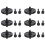 6 Sets UV Ink Filter 45mm Big Disc Replacement for Inkjet Printer 6mmx4mm 2