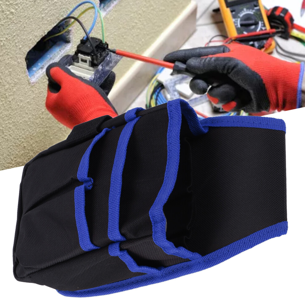 Heavy Duty Oxford Tool Waist Bag, 25X15cm, Blue For Electricians 6901340341317