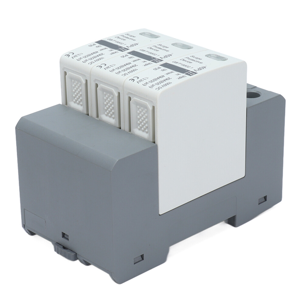 3P Voltage Surge Arrester Device 20Â40Ka, 1000Vdc, Ip20 8351340341912