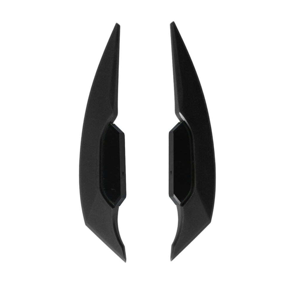 Durable Abs Motorcycle Wing Spoiler Universal In Black 6931340343080