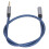 Cable extensor de jack de audio de 3,5 mm macho-hembra 0,5 m azul 13