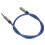 Cable extensor de jack de audio de 3,5 mm macho-hembra 0,5 m azul 5