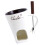 Unique Ceramic Fondue Warmer for Chocolate and Cheese, Includes Fork and Tealight, Functional Design and Elegant Style 1