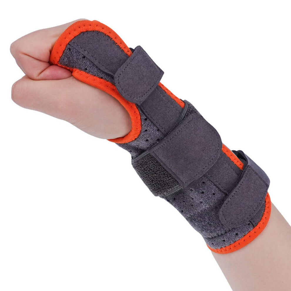 Wrist Bandages with Metal Splint for Carpal Tunnel, Adjustable Hand Brace for Tendonitis and Arthritis, Left & Right Hand Support