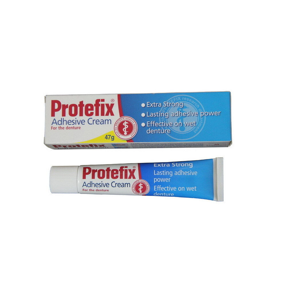 Protefix Cream Adhesive 47G - Extra Strong Denture Fixing