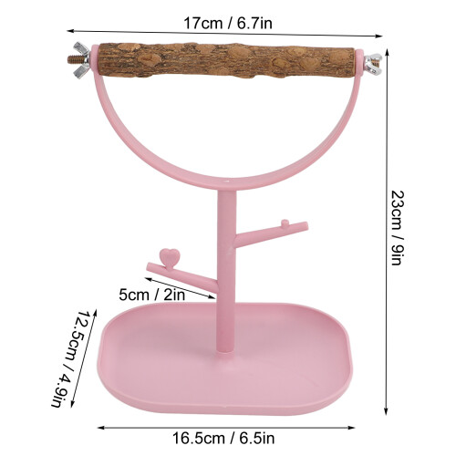 Percha de mesa para loros pequeños 2
