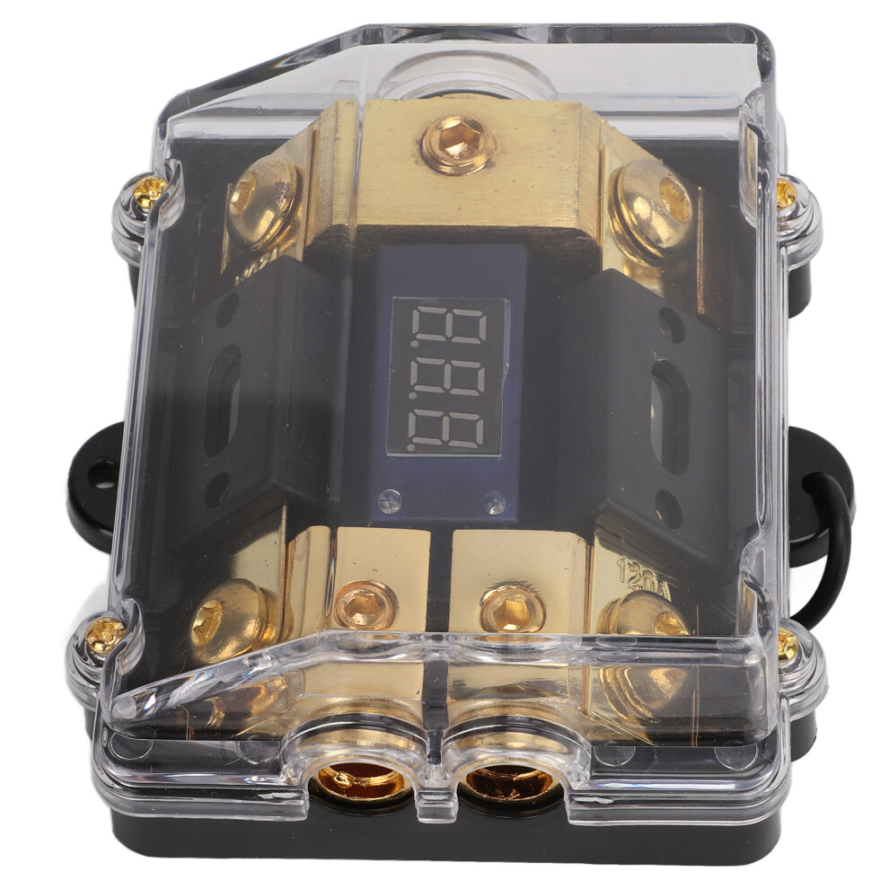 100A Car Audio 1 To 2 Power Splitter 0/2 Gauge Cord Ground Distributor 6951340349059