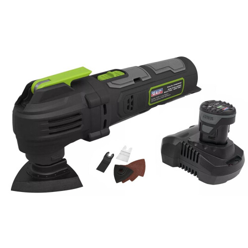 Sealey Sealey SV10.8 Series Cordless Multi-Tool Kit 10.8V 2Ah CP108VMT 1