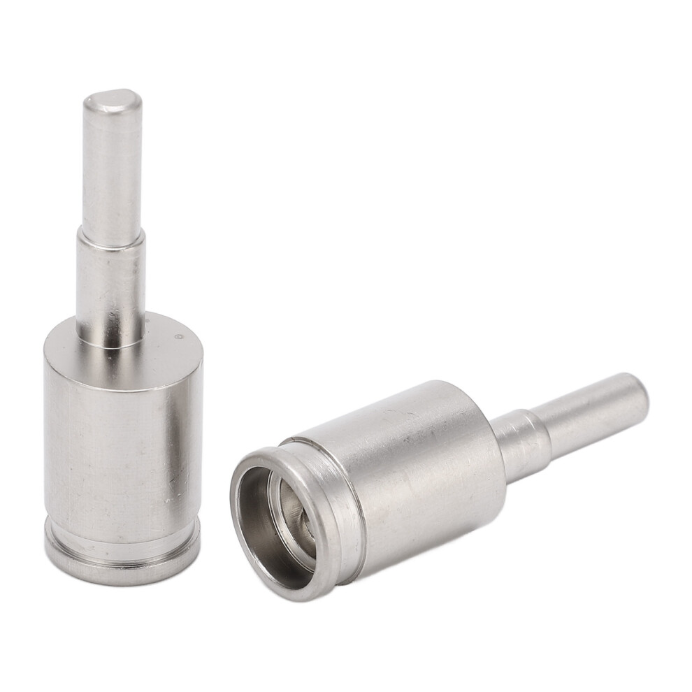 2Pcs Wire Gauge Reducer 4Ga To 8Ga Brass Nickel Plated Audio Adapter 8461340352259
