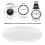 Uhrenlinse transparent 40,5–43,5 mm rund 13