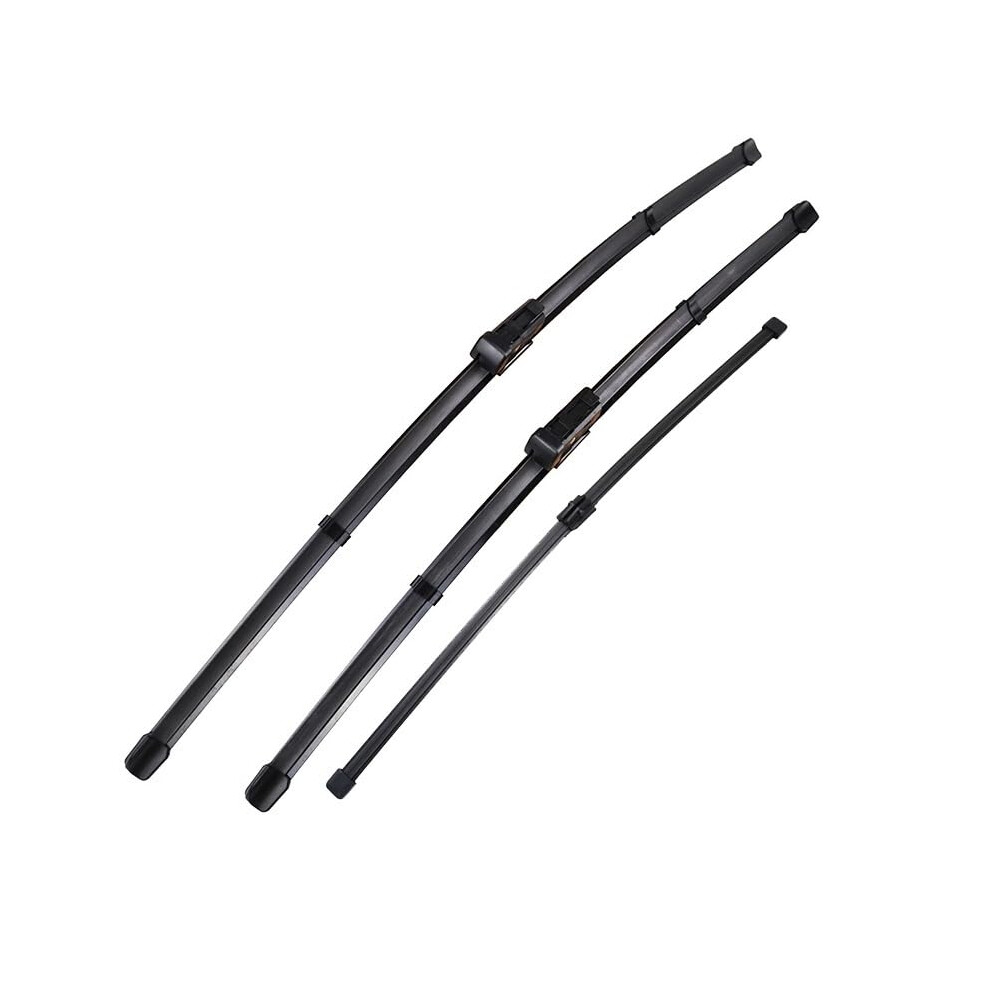 Wiper Set Front Rear For Audi A6 C7 2011-2017, Wiper Blades 26" 21" 16" Compatible Windshield Black 6947110081403