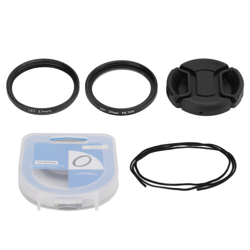 Ultra Slim 37mm UV Filter Ring Set for LX7 Digital Camera 1
