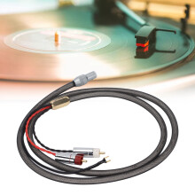 Vinyl-Tonarmkabel XS-0609, Silberplattierte RCA auf 5-poligen XLR, 1,5 m