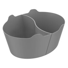 Silicone Inserts for Slow Cooker - Reusable Grey Dividers, Dishwasher Safe for Dutch Oven Compatibility, 2-Pack
