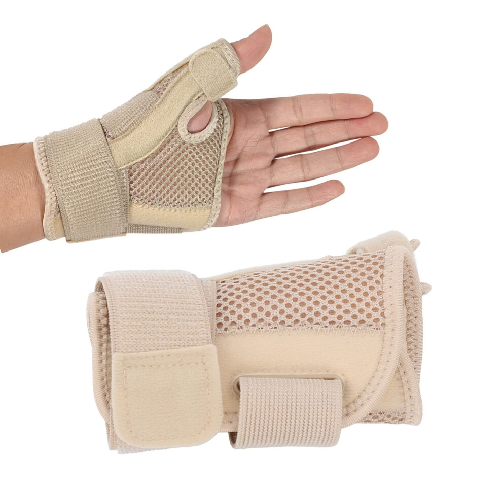 Carpal Tunnel Wrist Brace Adjustable Stabilizing Splint for Arthritis and Tendonitis, Left or Right Hand Support