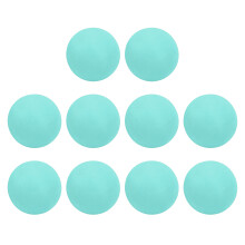 10 pièces de balles de golf en mousse EVA de 65 mm bleu lac