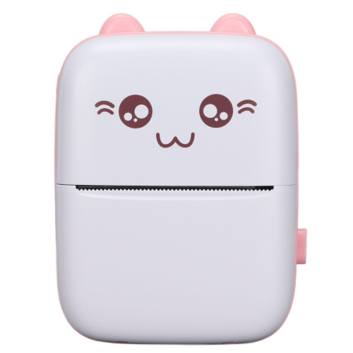 Pink Mini Portable Thermal Printer C9 200DPI Label Memo Notes