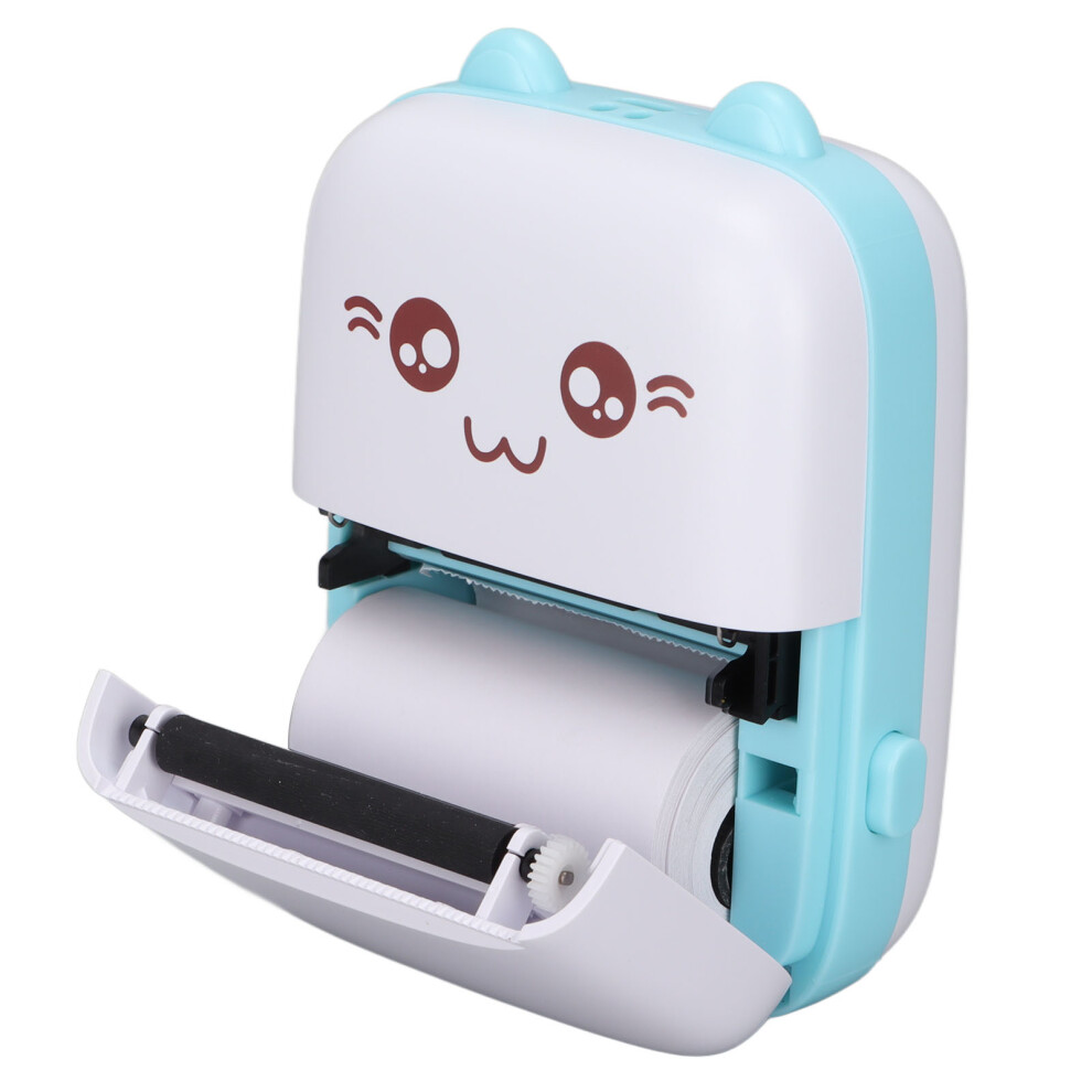 Portable Mini Thermal Printer C9, 200 Dpi, Inkless, 57X30mm Blue 7641340356049