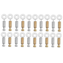 Seam Positioning Needles 20 Pieces Set Leather Hand Stitching Needles 2 Sizes Locking Pins for Leather Craft